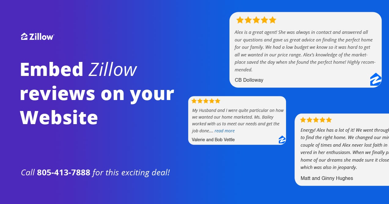 Zillow Testimonials Integration Zillow Testimonials Integration